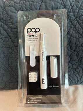 Pop Sonic Facial Hair Trimmer Peach Fuzz Eyebrow Trimmer New Sealed